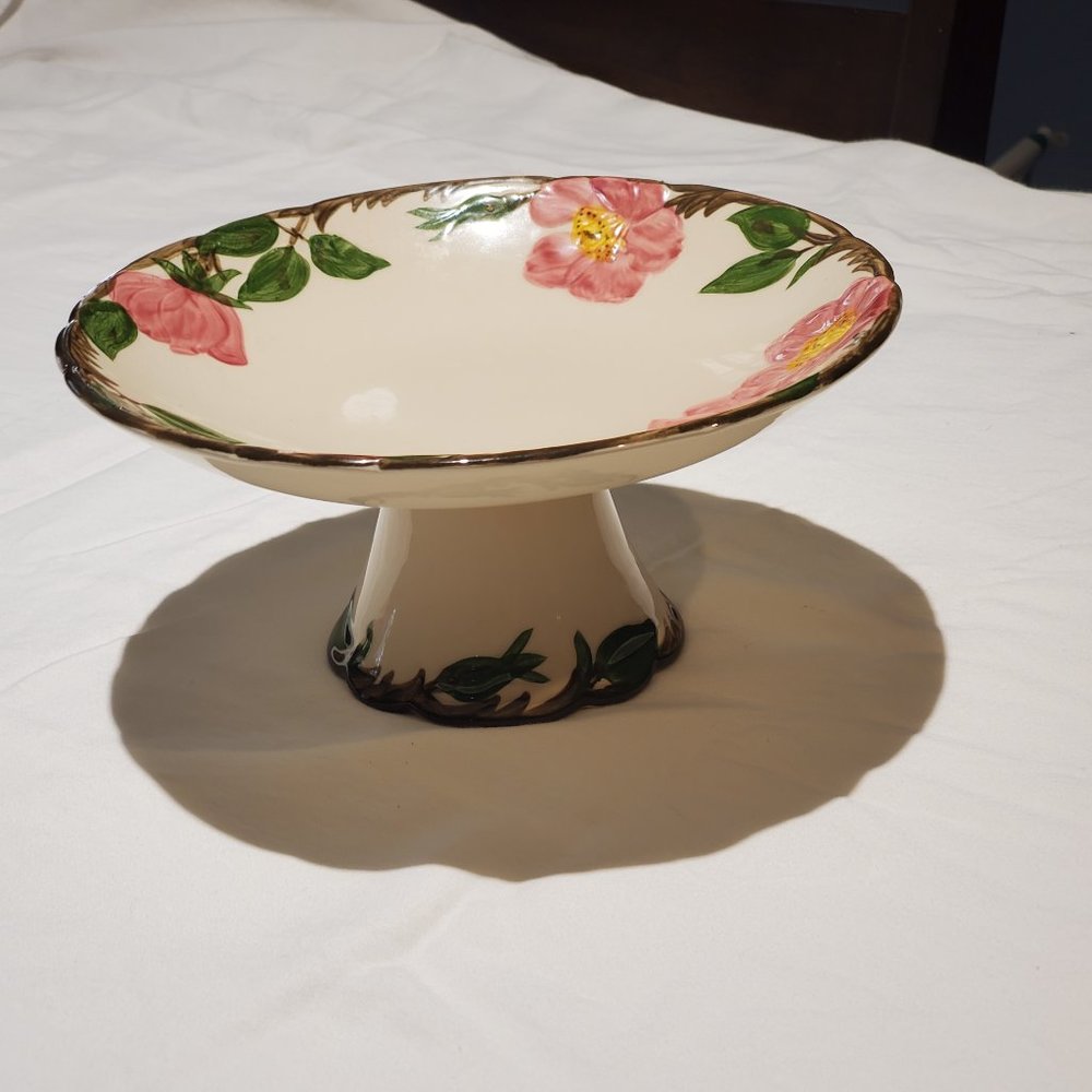 Desert Rose Raised and Footed Serving Tray